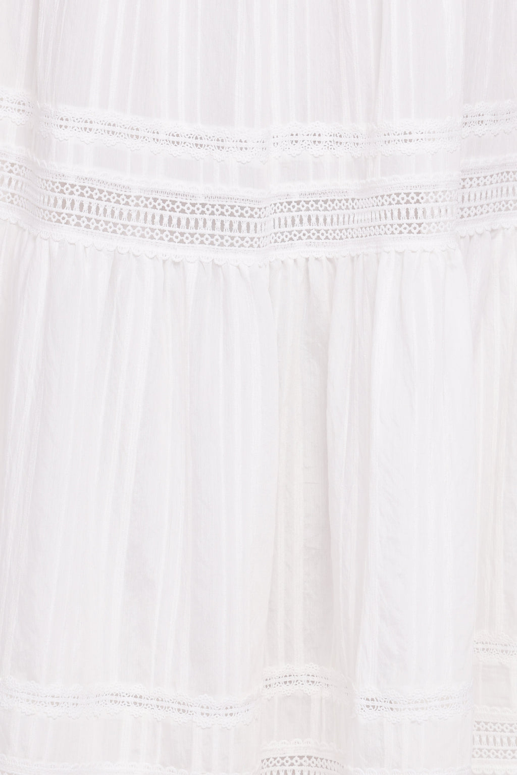 Peony Maxi Skirt - White