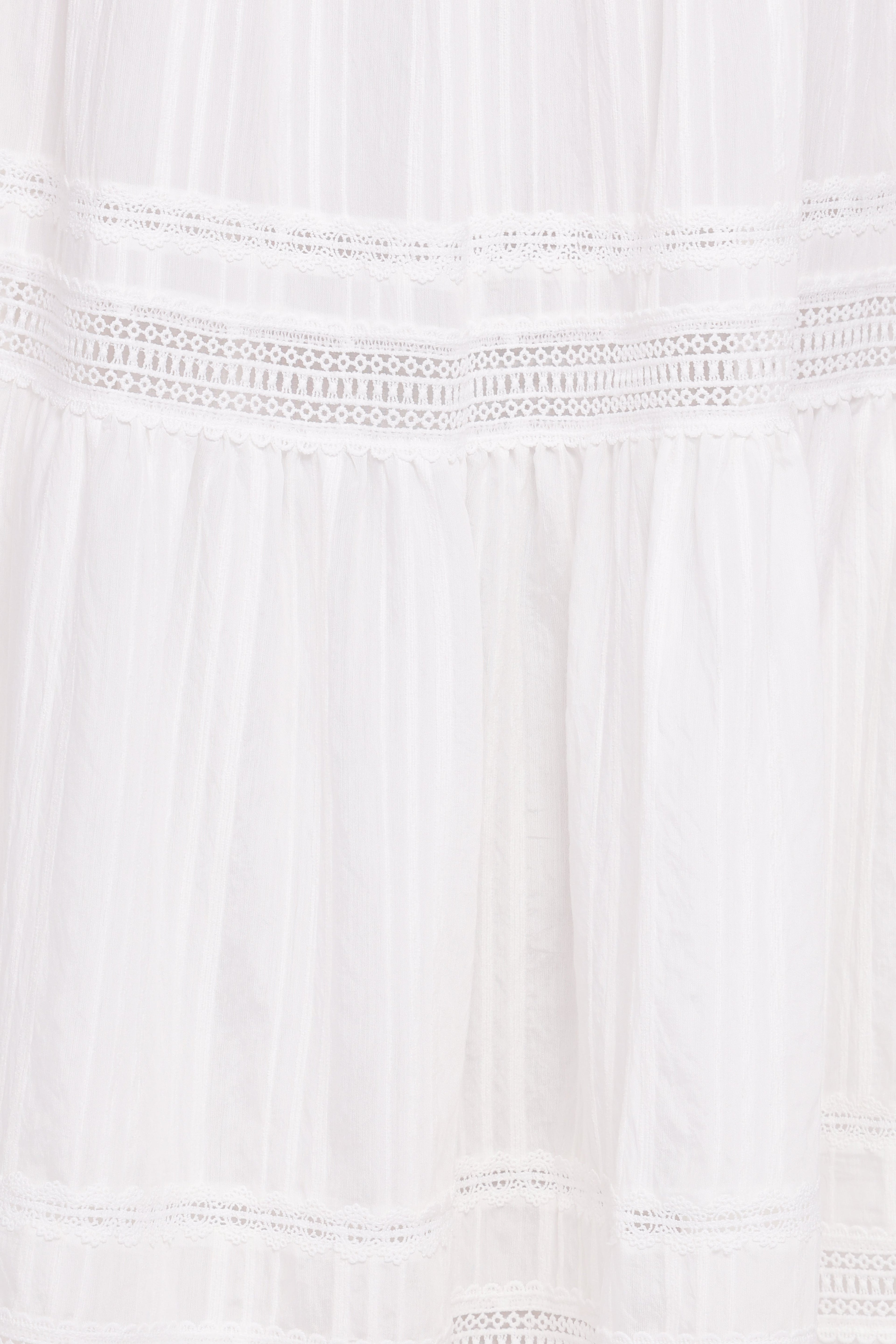 Peony Maxi Skirt - White