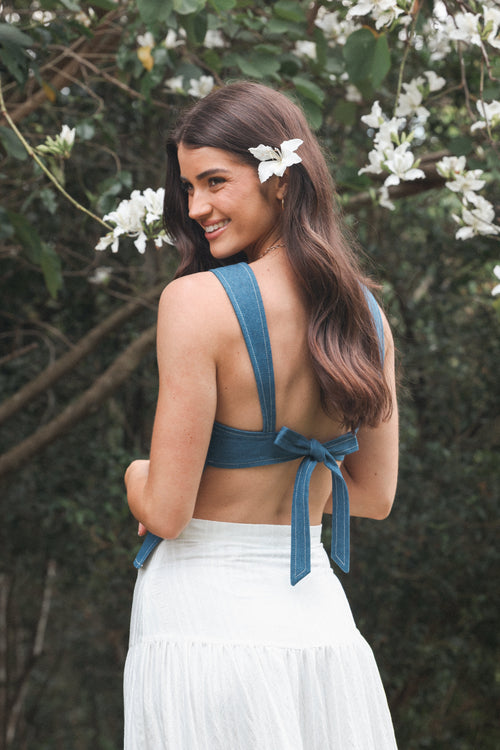 Azura Top - Denim