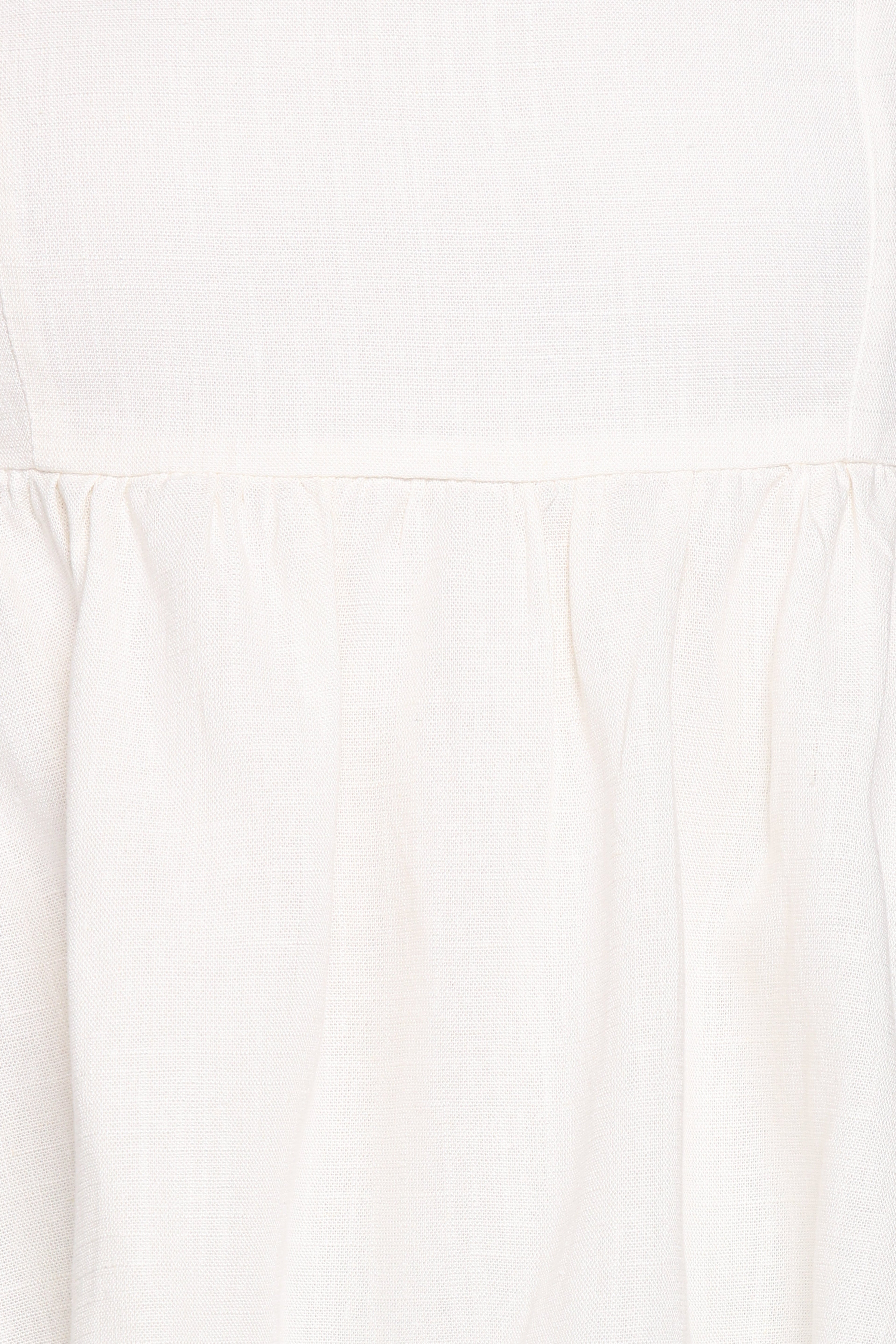 Zephyra Baby Doll Top - White